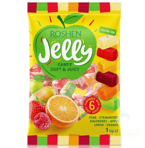 Roshen Jelly Mix, 1 kg, gyümölcsös íz