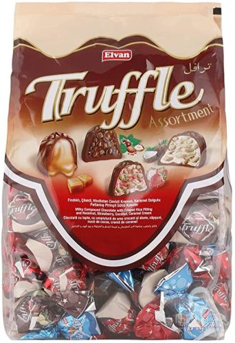 Elvan Trüffel választék Mix ízesítésű csokoládé, 1 kg 